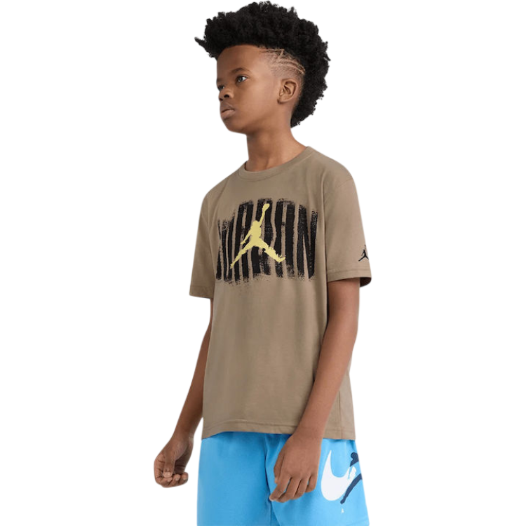 Jordan Kids JDB Distressed SS Tee "Khaki"