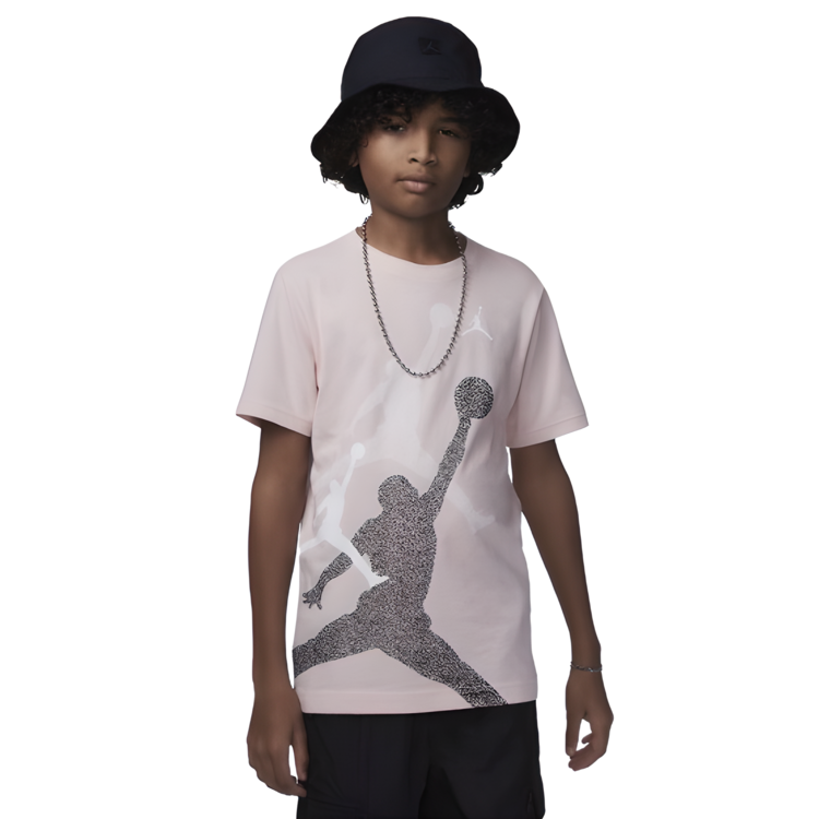 Jordan Kids JDB Gradient Stacked Tee "Legend Pink"