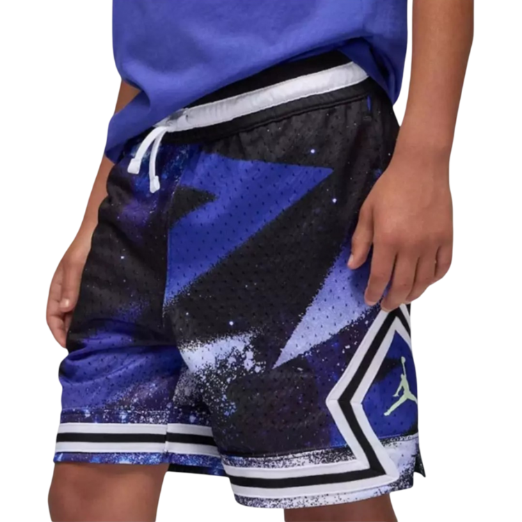 Jordan Kids JDB Printed Sport Diamond Shorts "Black-Hyper Royal"