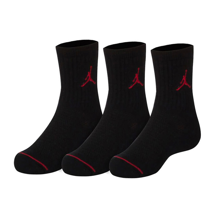 Ajouter au panier Jordan Kids Jumpman Crew Socks 3 Pair (27-35) "Black" Jordan Kids Jumpman Crew Socks 3 Pair (27-35) "Black"