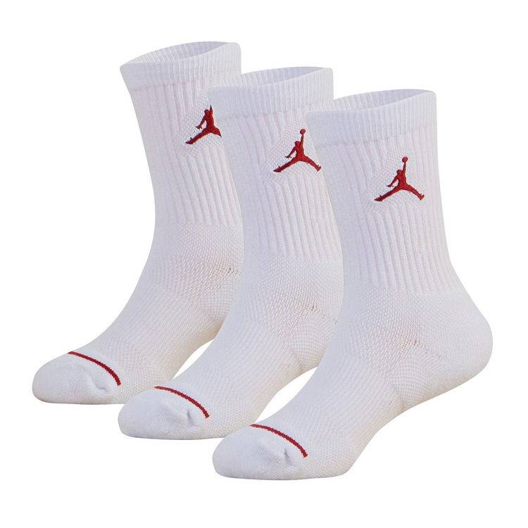 Ajouter au panier Jordan Kids Jumpman Crew Socks 3 Pair (27-35) Jordan Kids Jumpman Crew Socks 3 Pair (27-35)