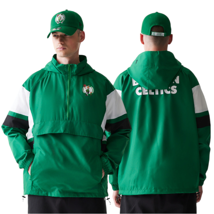 New Era Boston Celtics H1 Quarter-ZIP 2984 Anorak Windbreaker