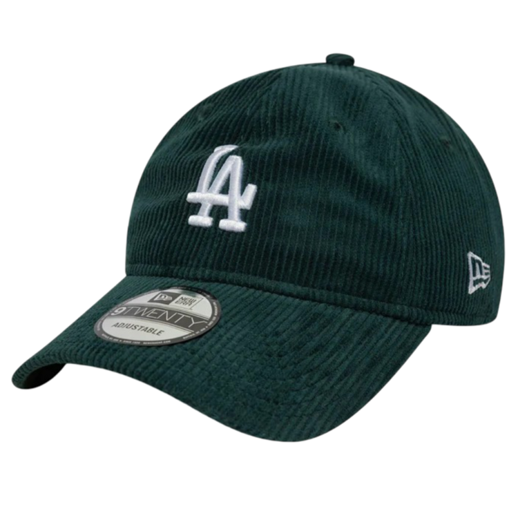 New Era MLB LA Dodgers Cord 9TWENTY Adjustable Cap "Dark Green"