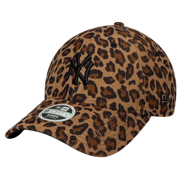 New Era MLB NY Yankees Wns Leopard Cord 9FORTY Adjustable Cap