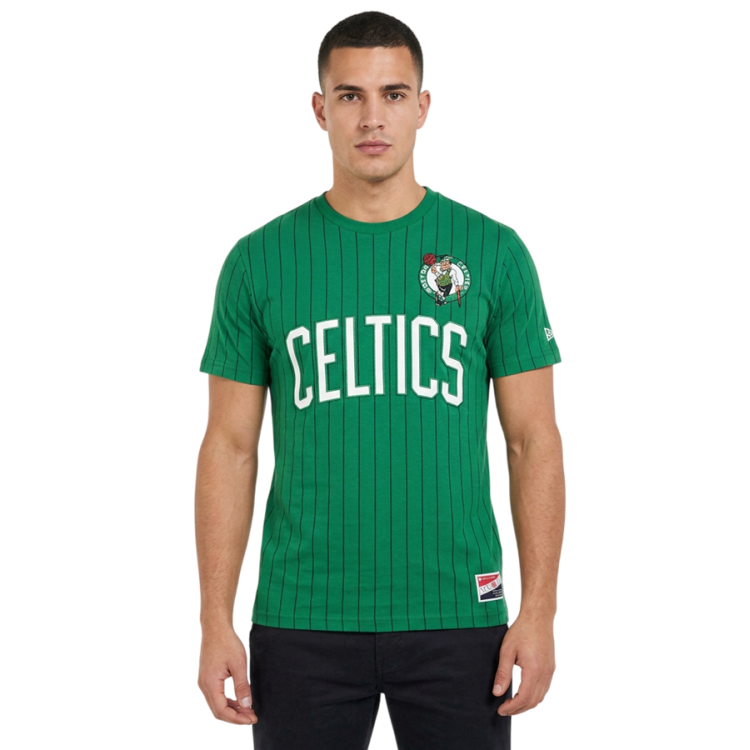 New Era NBA Boston Celtics H1 Pinstriped SS Tee