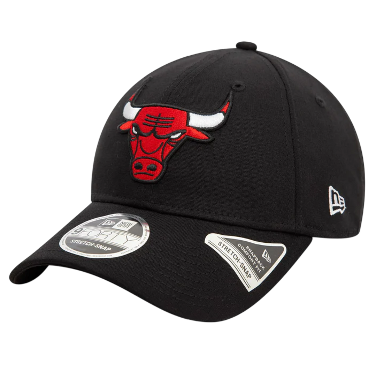 New Era NBA Chicago Bulls 9FORTY Stretch Snap Adjustable Cap