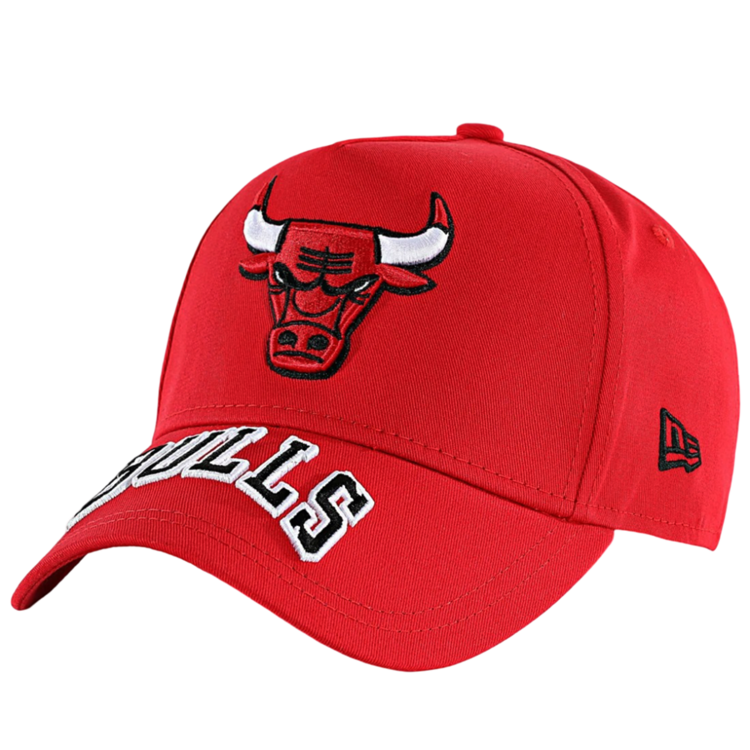 New Era NBA Chicago Bulls Eframe Visor Hit Adjustable Cap