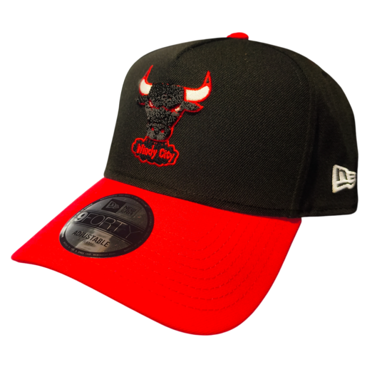 New Era NBA Chicago Bulls Snapback 9FORTY A-Frame "Black"
