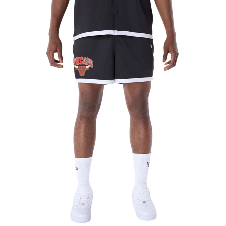 New Era NBA Chicago Bulls Team Logo Shorts "Black "