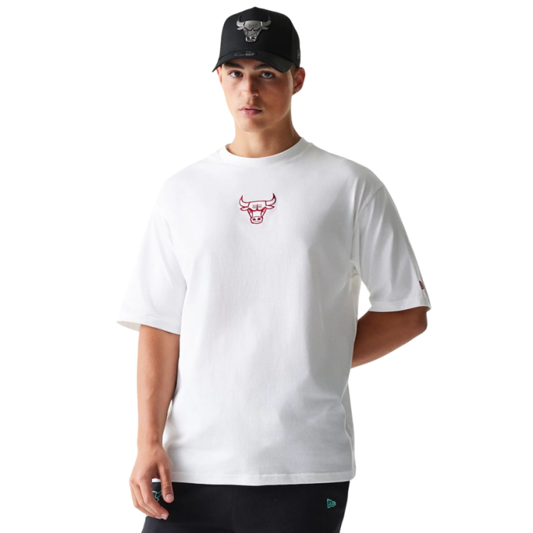 New Era NBA League Chicago Bulls Essential Oversized T-Shirt "White"