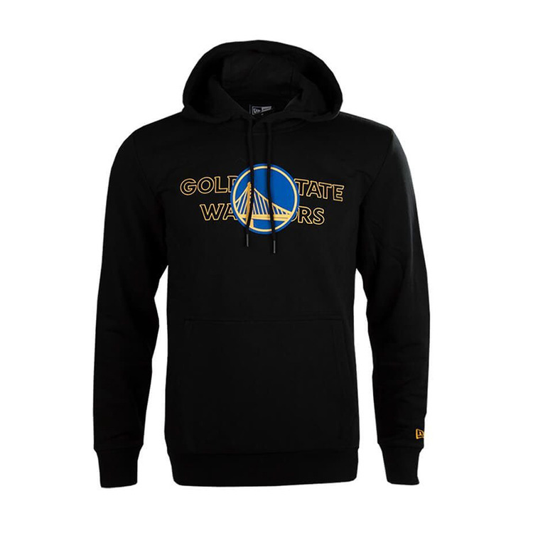 New Era NBA Overlap Golden State Warriors Hoody