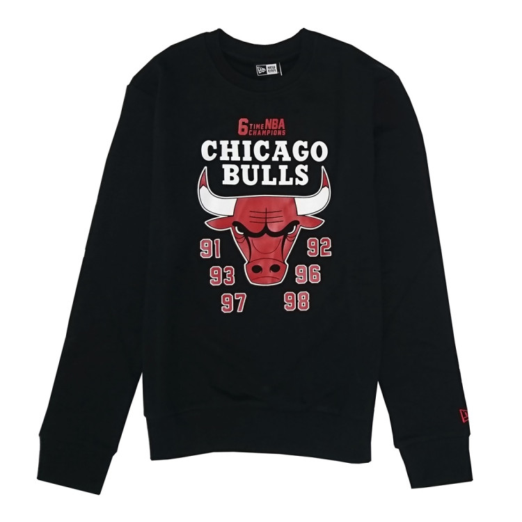 New Era NBA Team Champion Chicago Bulls Crewneck