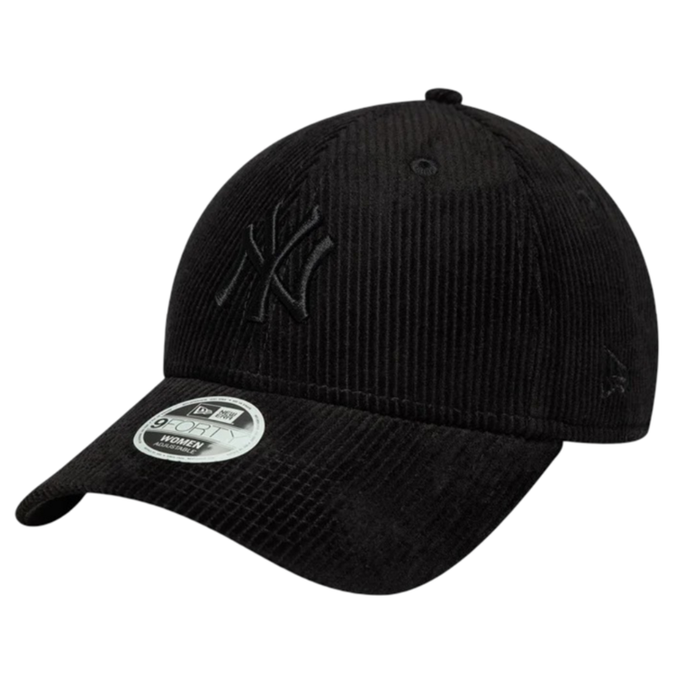 New Era Wmns MLB NY Yankees Cord 9FORTY Adjustable Cap "Black"