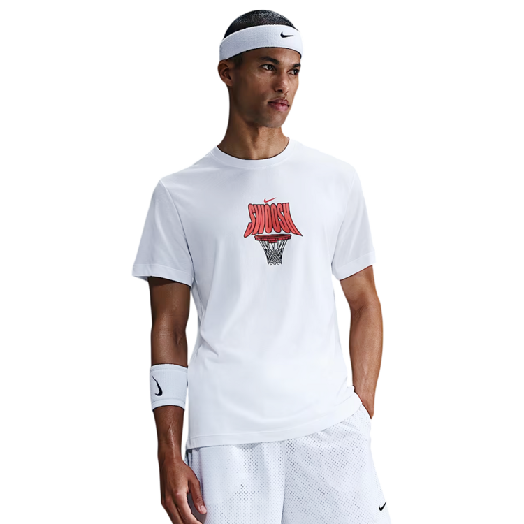 Nike Dri-Fit Basketball T-Shirt "White"