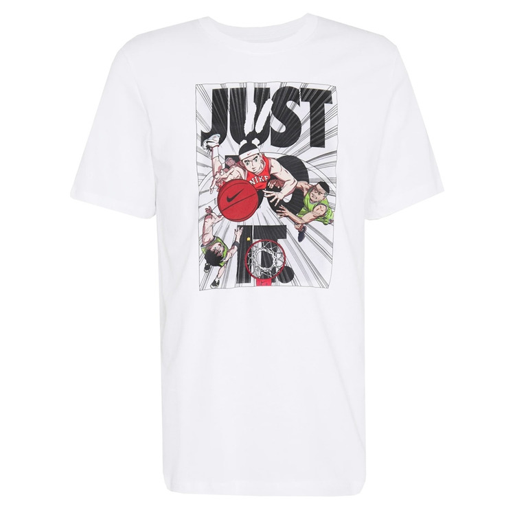 Ajouter au panier Nike Manga Just Do It Men's Basketball T-Shirt "White" Nike Manga Just Do It Men's Basketball T-Shirt "White"