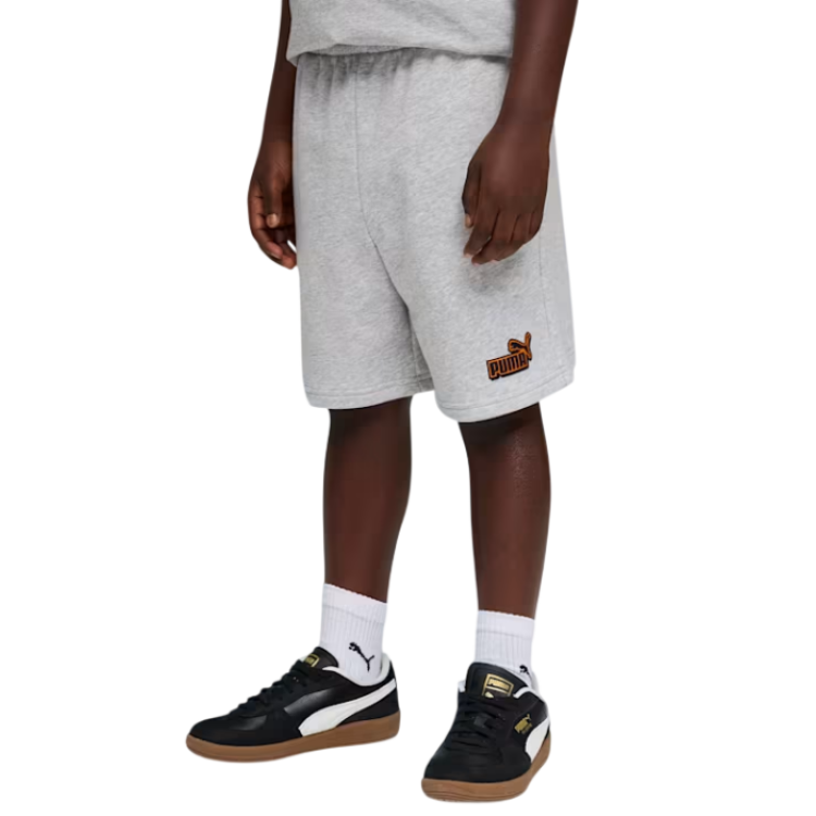 Puma ESS LOGO LAB Relaxed Shorts  "Light Gray Heather"