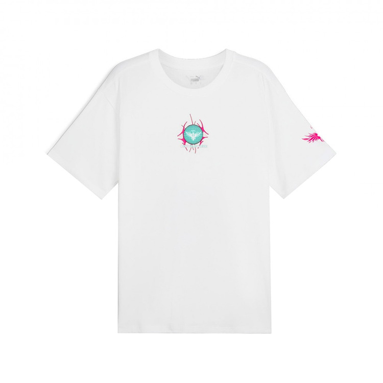 Ajouter au panier Puma Basket LaMelo Miami Tee "White" Puma Basket LaMelo Miami Tee "White"