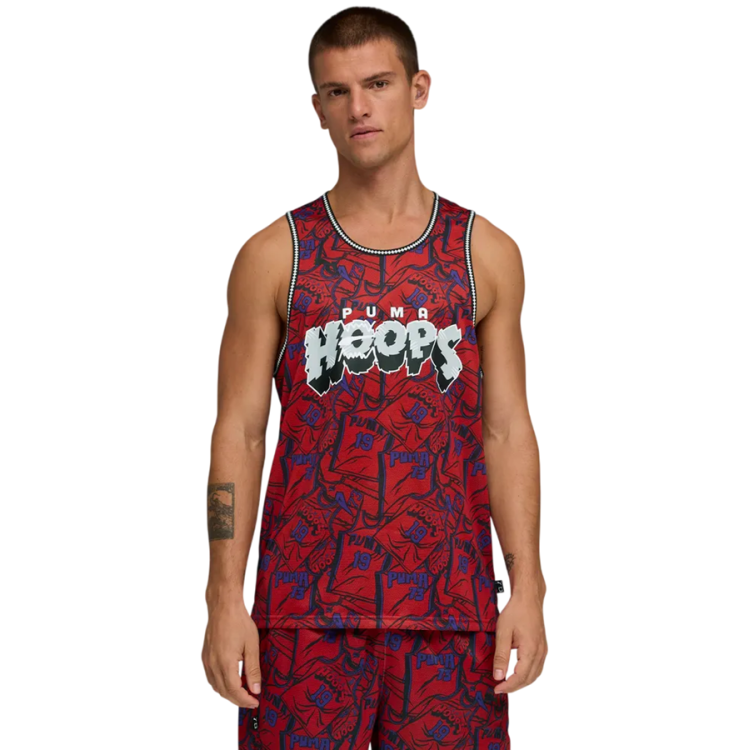 Puma Basketball Flagrant Foul Jersey "Candy Apple-AOP "