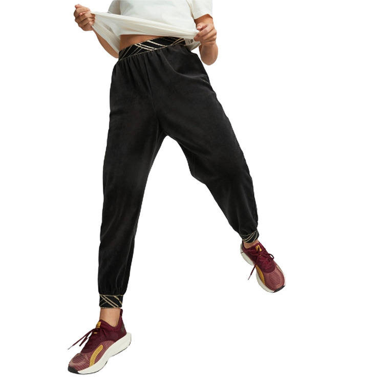Puma Deco Glam Velour Pant (black)