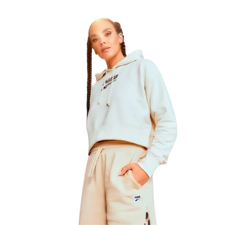 Puma DOWNTOWN Cropped Hoodie TR x Cristina Pedroche