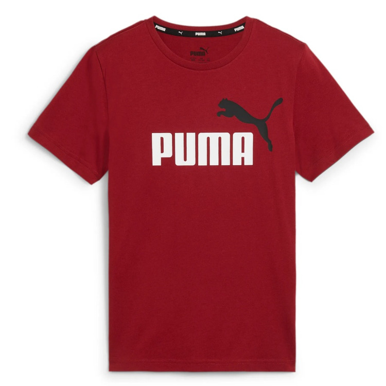 Puma ESS+ 2 Col Logo Tee B "Intense Red"