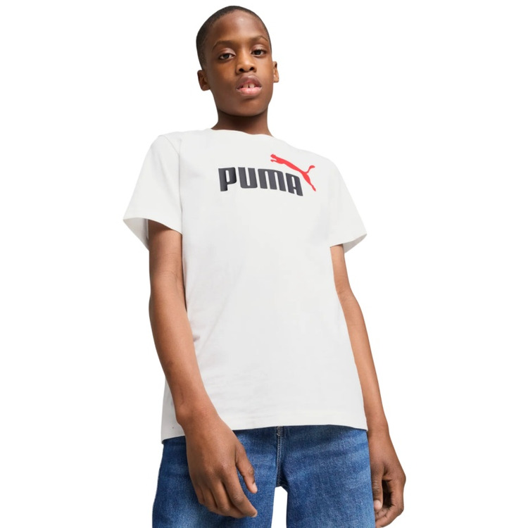 Puma ESS 2 COLOR No.1 Logo Tee B "White"