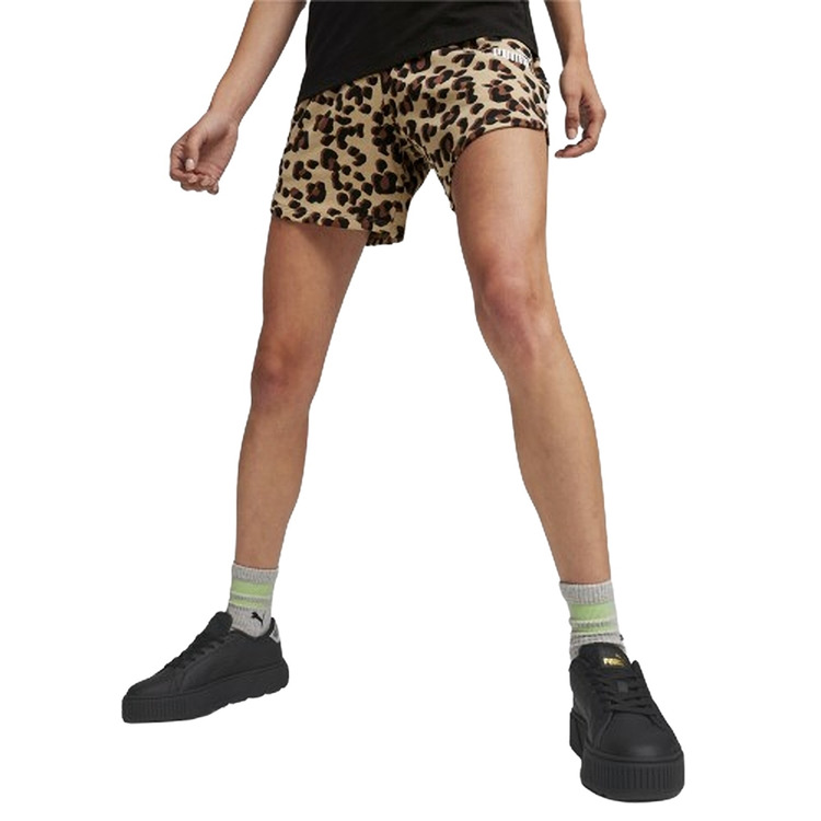 Puma ESS+ ANIMAL 5" AOP Shorts "Prairie Tan"
