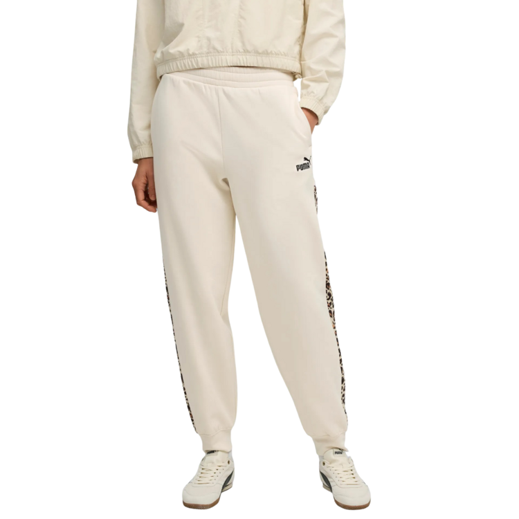 Puma ESS GRAPHIC Animal Comfort High-Waist Sweatpants FL cl "Alpine Snow"