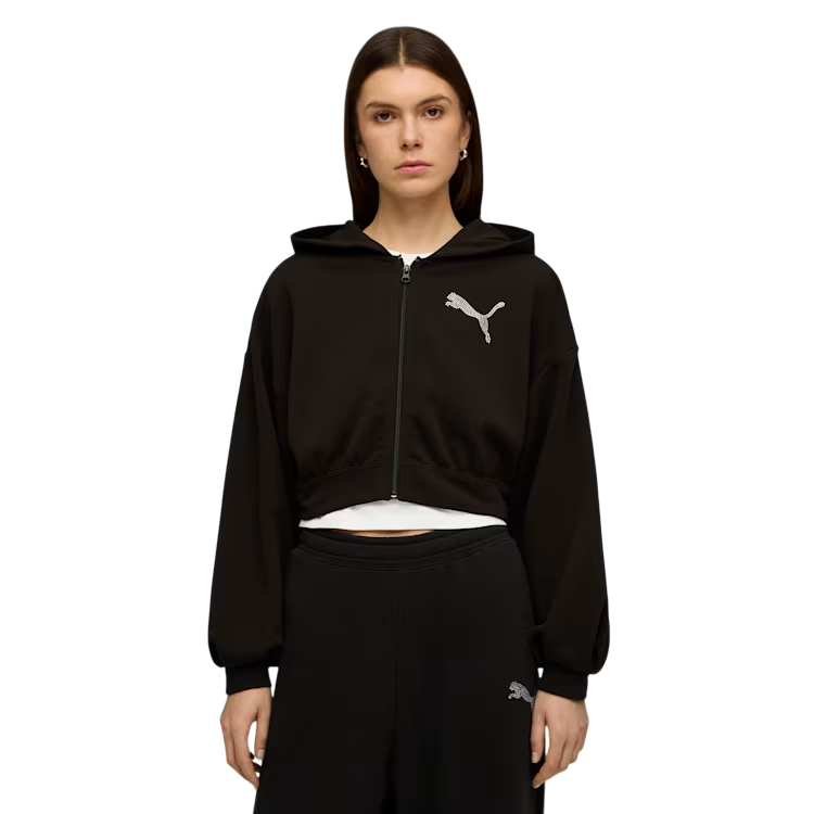 Puma ESS GRAPHIC Bedazzled Hoodie "Black"