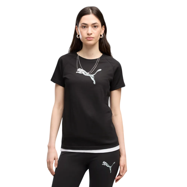 Puma ESS LOGO LAB Tee "Black"