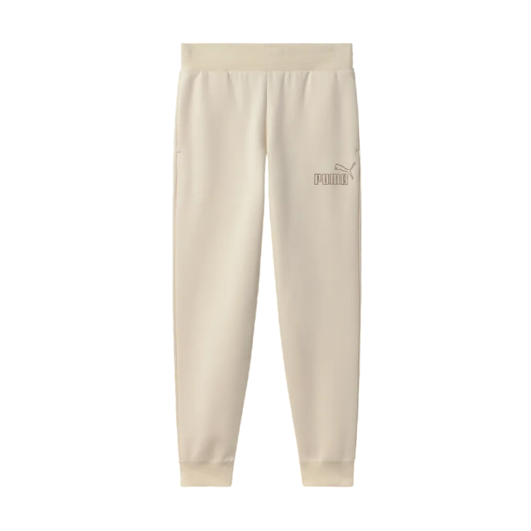 Puma ESS+ RHINESTONE FZ  SweatPants FL​ "Alpine Snow"