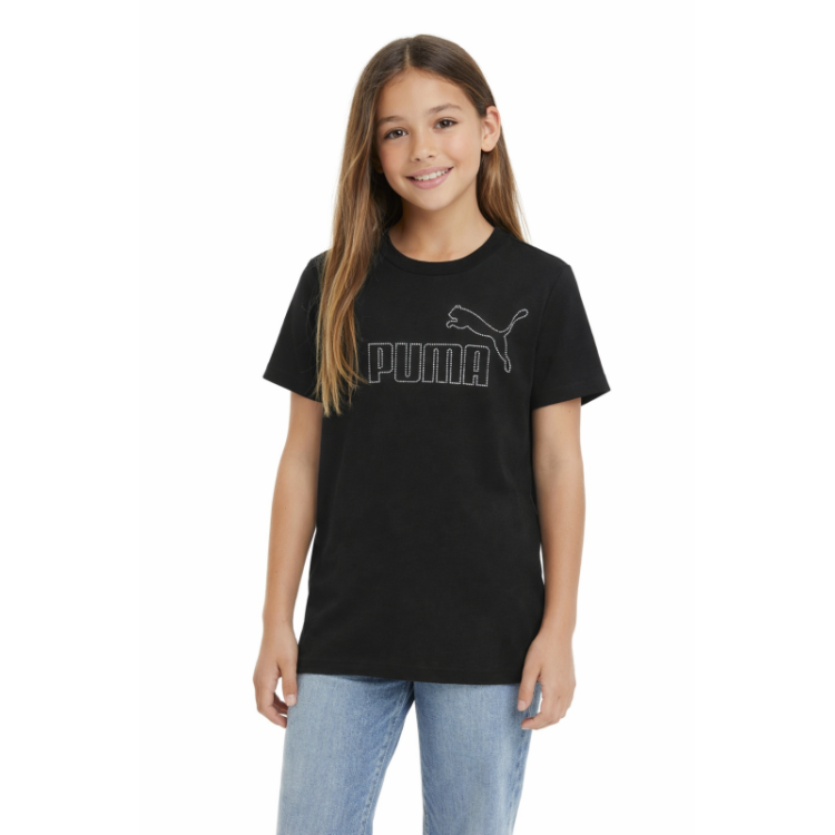 Puma ESS Rhinestone TEE G "Black"