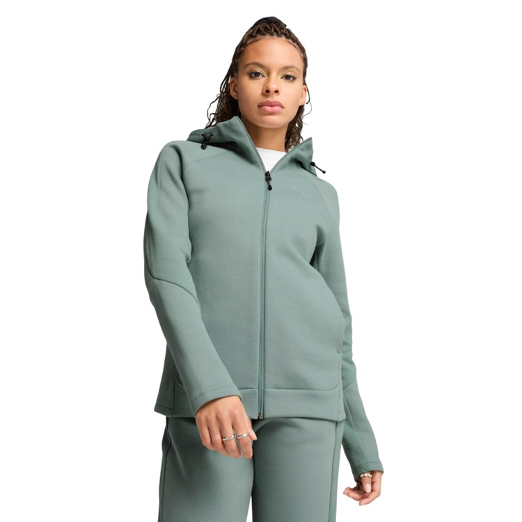Puma EVOSTRIPE Full-Zip Hoodie DK "Green Moon"