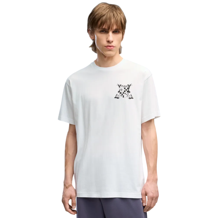 Puma GRAPHIC Medieval Relaxed Tee "White"