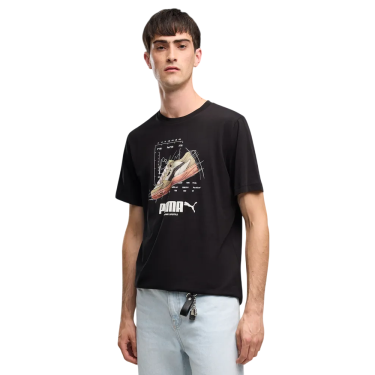Puma GRAPHICS Sneaker Tee "Black"