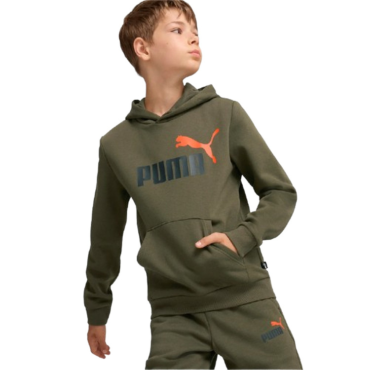 Ajouter au panier Puma Junior ESS+ 2 Col Big Logo Hoodie FL B "Dark Olive" Puma Junior ESS+ 2 Col Big Logo Hoodie FL B "Dark Olive"