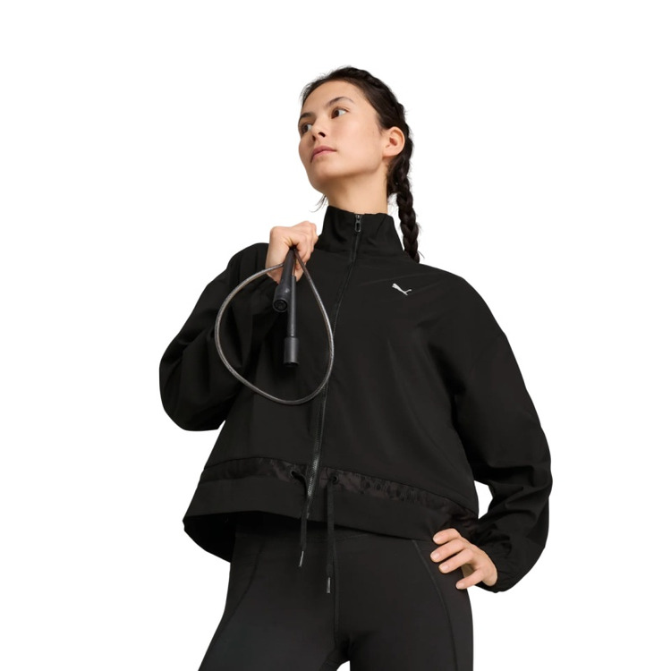 Puma LACE WOVEN JACKET "Black"