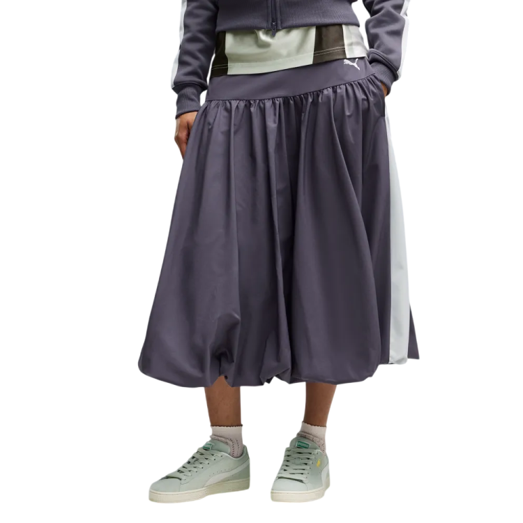Puma T7 Balloon Woven Midi Skirt "Inky Depths"