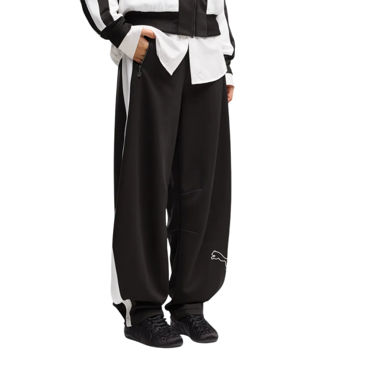 Puma T7 Relaxed Barrel Love of the Cat Track Pants "Black"