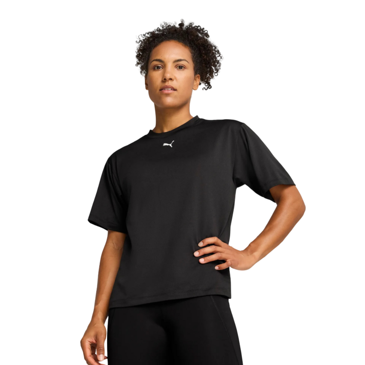 PUMA TAD ESSENTIAL RELAXED TEE "Black"