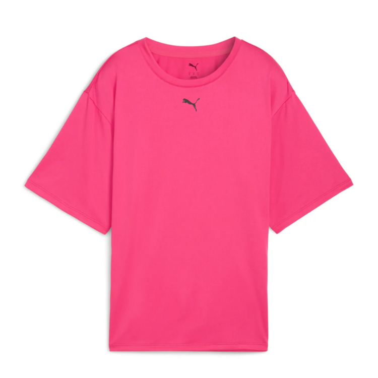 PUMA TAD ESSENTIAL RELAXED TEE "Glowing Pink"