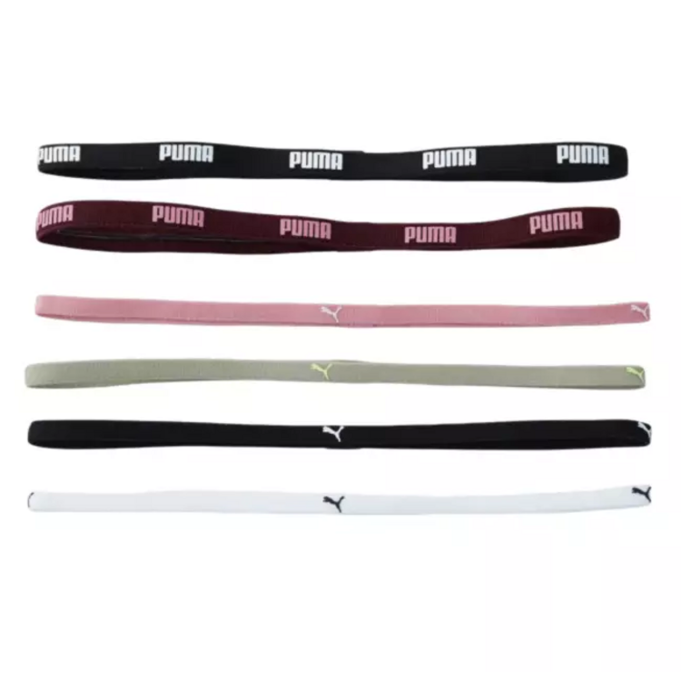 Puma TR ESS Hairbands "Ruby Shimmer-Poised Pink-Lux Army-Black-White"