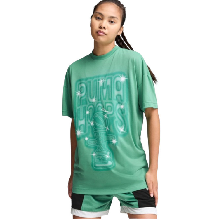 Ajouter au panier Puma Womans Basketball Art-Hitect Sparkle Trophy Tee 1 "Jade Frost" Puma Womans Basketball Art-Hitect Sparkle Trophy Tee 1 "Jade Frost"