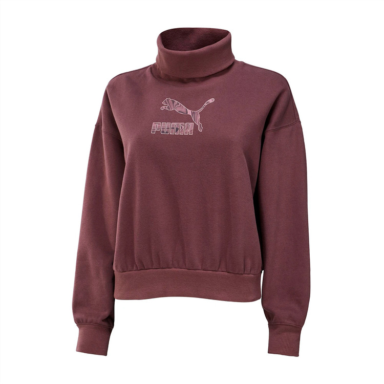 Ajouter au panier PUMA x AITANA Cropped Turtleneck Sweatshirt (dustyplum) PUMA x AITANA Cropped Turtleneck Sweatshirt (dustyplum)