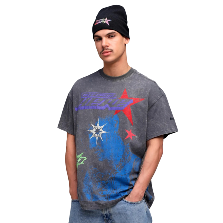 Puma X LaMelo Star Vision Graphic Tee "Dusky Gray"