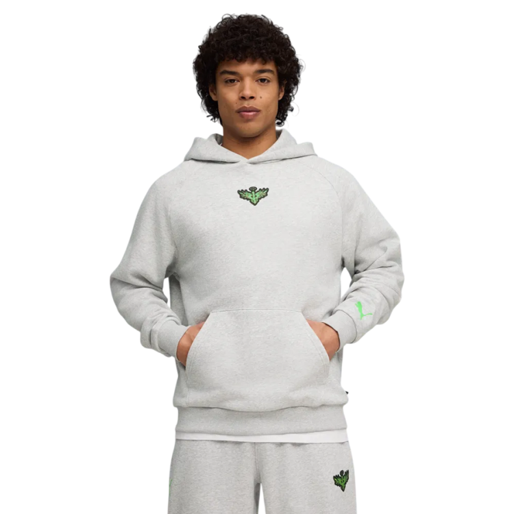 Puma x Melo Alwayz On 1 Hoodie "Light Gray Heather-Silver"