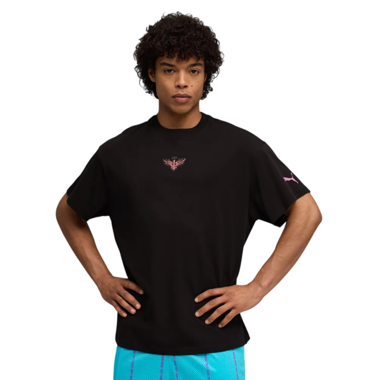 Puma x Melo Alwayz On 1 Tee "Black-Glowing Red"