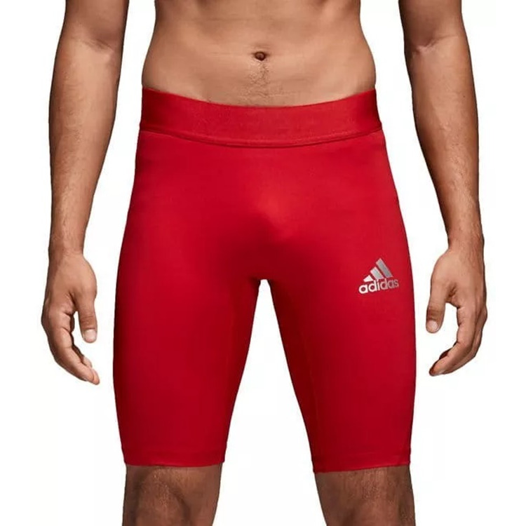 Adidas Techfit AEROREADY Short Tights "Team Red"