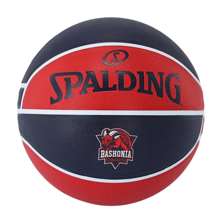 Spalding 2025 Euroliga Baskonia Basketball Team Ball Rubber Indoor/Outdoor SZ.7