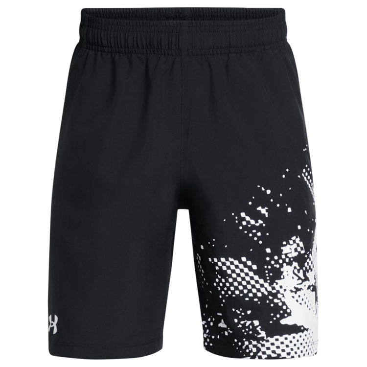 UA Boys' Tech™ Woven Graphic Shorts "Black"